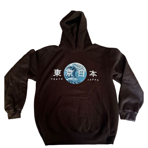 Popular Poison Other - Popular Poison Tokyo Japan Hoodie Men Medium Long Sleeve Pocket Sweatshirt Kanji